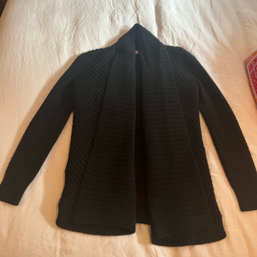 Vince Black Women's Cardigan Sweater